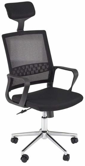 Darbo kėdė Duke, 65 x 52 x 116 - 126 cm, juoda sp.