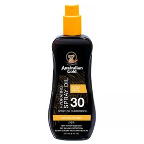 Izsmidzināms līdzeklis iedeguma kopšanai Australian Gold Spray Oil Sunscreen With Tea Tree And Carrot Oils SPF30, 237 ml