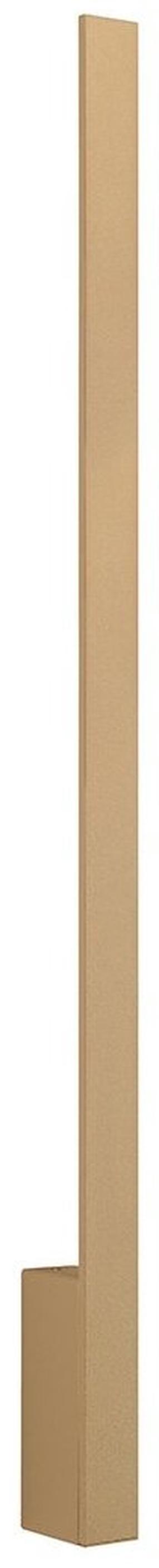 Lampa sienas Sollux Lahti L, IP20, 4000 °K, 1 x 20 W, zelta krās. / zelta krās.