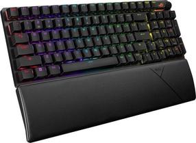 Bezvadu spēļu tastatūra Asus ROG STRIX SCOPE II 96 Wireless ROG NX-Snow, NO, melna krās.