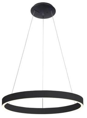 Šviestuvas kabinamas AZzardo Ring Andrea 100 AZ5102, LED, 3000 °K, 2, juoda sp. / juoda sp., 100 x 100 cm