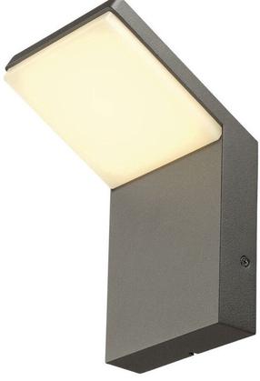 Sieninis lauko šviestuvas SLV Ordi, 9W, LED, IP44, antracito sp., 10 cm x 16.5 cm
