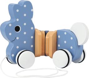Attīstoša rotaļlieta Trefl Bunny, zila krās.