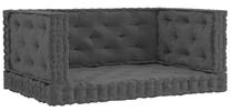 Grindų/paletės pagalvėlė VLX Pallet Floor Cushions 3068596, antracito sp., 80 cm x 120 cm, 4 vnt.