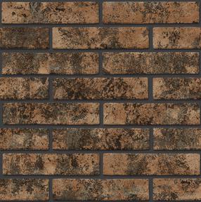 Dekoratyvinis akmuo Golden Tile Baker, Westminters Orange, 250 mm x 60 mm x 6 mm, 46 vnt.