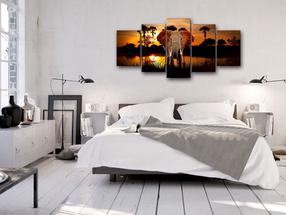 Reproduktsioon Artgeist Lake Of The Setting Sun N5680, 100 cm x 50 cm