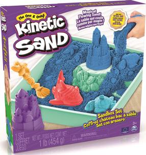 Modeliavimo smėlis, su priedais Spin Master Kinetic Sand, mėlyna sp., 454 g