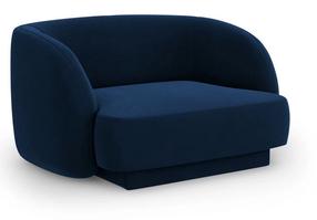 Кресло Micadoni Home Miley Velvet, синий цв., 85 см x 109 см x 74 см