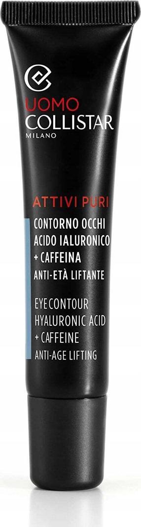 Paakių kremas Collistar Man Attivi Puri Eye Contour Hyaluronic, 15 ml