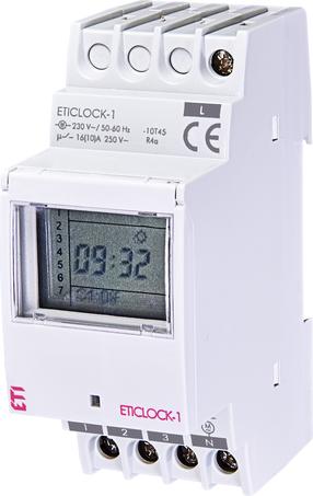 Laikmatis ETI, elektroninis CLOCK-1, 16 A
