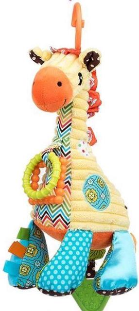 Attīstoša rotaļlieta zīdainim Dumel Giraffe Gina, zila krās./dzeltena krās.