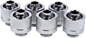Perėjimas Alphacool Eiszapfen Connector Series S, chromo sp., 6 vnt.