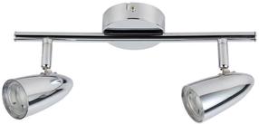 Светильник потолочный Candellux Liberty 92-49575, 2 x 4 Вт, хромовый цв. / хромовый цв.