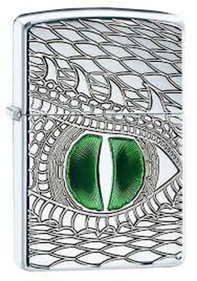 Žiebtuvėlis Zippo Armor Dragon Eye 28807, sidabro sp.