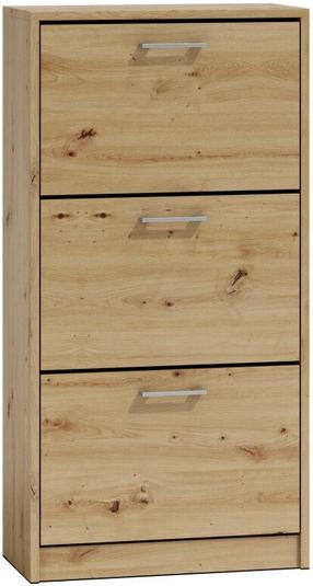 Batų dėžė Paula, ruda, 60 cm x 28 cm x 116 cm