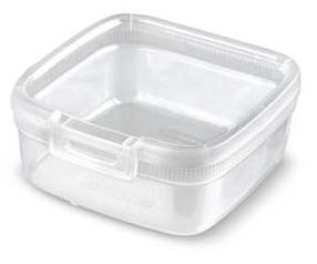 Pārtikas trauks Curver Snap Box, 0.9 l, 14 cm x 14.5 cm, caurspīdīga krās.