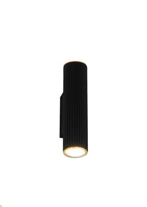 Šviestuvas sieninis Domoletti Icel P16065-2W BK, GU10, 2 x 5 W, juoda sp. / juoda sp.