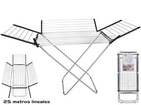 Veļas žāvētājs Gerimport, 1.75 m, melns krās./sudraba krās.