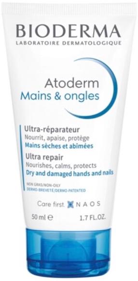 Крем для рук Bioderma Atoderm Mains & Ongles Ultra Repair, 50 мл