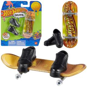 Набор скейтбордов для пальцев Mattel Hot Wheels Skate, золотой цв.