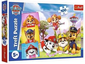 Dėlionė Trefl Paw Patrol, 27.5 cm x 41 cm, 100 vnt., įvairių spalvų