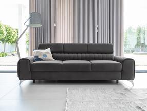 Sofa Laurence Nube 5, tamsiai pilka sp., 97 x 261 cm x 105 cm