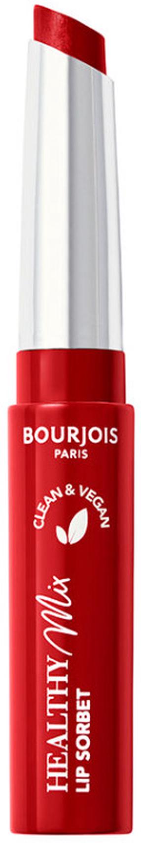 Huulepalsam, värviga Bourjois Paris Healthy Mix Lip Sorbet, 7.4 g, cherry sundae v., 01