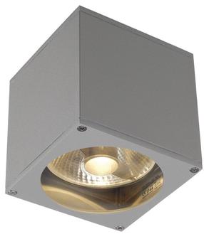 Āra sienas lampa SLV Big Theo, 75W, GU10, IP44, pelēka krās., 13 cm x 13.5 cm