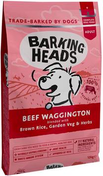 Sausas šunų maistas Barking Heads Beef Waggington BBF12, jautiena, 12 kg