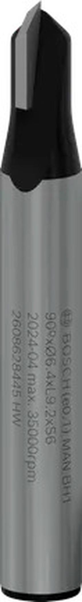 Medžio freza Bosch Pro, apvalinimo, 45 mm x 6.4 mm