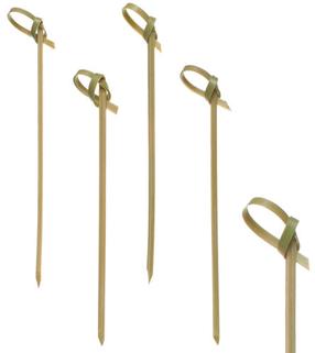 Sumuštinių smeigtukai Pap Star Knot Bamboo, 100 mm, 250 vnt.