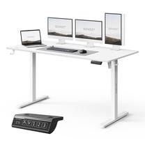 Kompiuterio stalas reguliuojamo aukščio SENSE7 Nojo Light, 140 cm x 70 cm, 72 - 118 cm, balta sp.