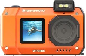 Экшн камера AgfaPhoto WP9500, oранжевый цв.