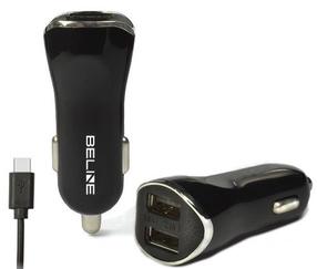 Auto laadija Beline AZBINTLBELI0005, USB, must v.