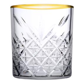 Klaaside komplekt Pasabahce Timeless Gold, klaas, 0.345 l, 4 tk