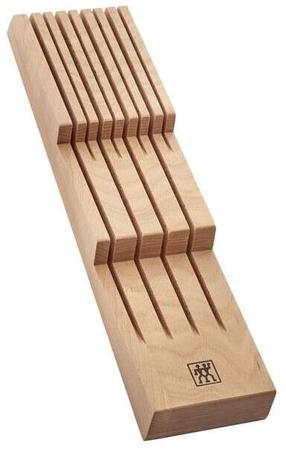 Stalčiaus organizavimo įdėklas Zwilling, 40 cm x 10.8 cm x 5 cm, mediena, ruda sp.