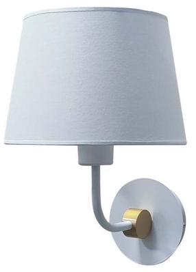 Šviestuvas sieninis CristalRecord Solor 43-004-27-100, E27, 1 x 40 W, balta sp. / aukso sp.