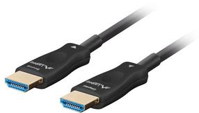 Кабель Lanberg AKLAGVH00000073 CA-HDMI-30FB-0500-BK HDMI male, HDMI male, 50 м, черный цв.