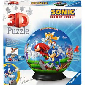 3D dėlionė Ravensburger Sonic The Hedgehog 11592, 12.9 cm x 12.9 cm, 72 vnt., įvairių spalvų