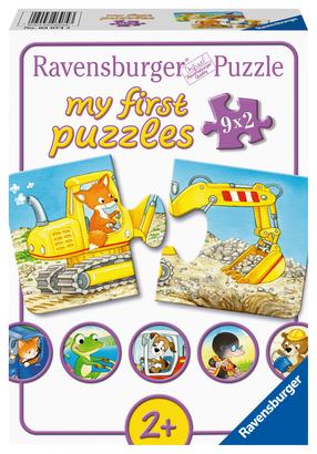 Dėlionė Ravensburger My First Puzzles 030743, 23.1 cm x 16.7 cm, 18 vnt., įvairių spalvų