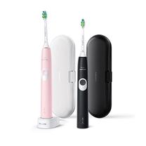 Elektrinis dantų šepetėlis Philips Sonicare HX6800/35, juoda sp./rožinė sp.
