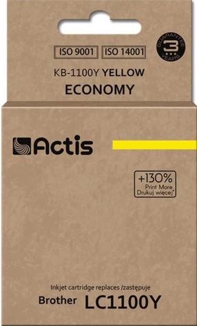 Rašalinio spausdintuvo kasetė Actis Standard KB-1100Y, geltona sp., 19 ml