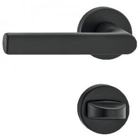 Komplekts Valnes WC lockset, krāsots, melna krās.