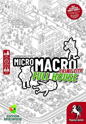 Galda spēle Pegasus Spiele MicroMacro: Crime City Full House, EN