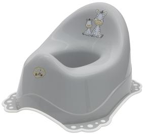 Laste WC pott Maltex Zebra, hall v., 23 cm x 35 cm x 30 cm