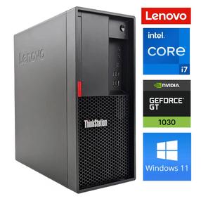 Stacionārs dators Lenovo RM87426, atjaunots Intel Core i7-9700, DDR4 64 GB, SSD 256 GB, Nvidia GeForce GT1030 2 GB GDDR5, Windows 11 Pro ThinkStation P330 Tower