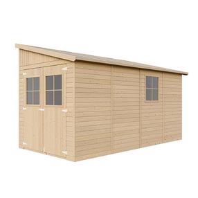 Sodo namelis Timbela M340A, 416 cm x 218 cm x 244 cm, rusva sp.