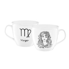  Puodelis Ambition Zodiac Virgo, balta sp./juoda sp., 0.55 l