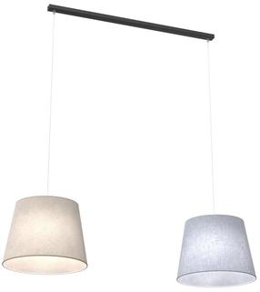 Светильник навесной Epoca 1406/2, E27, 2 x 15 Вт, серый цв./песок цв. / черный цв.