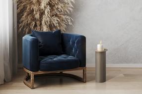 Žvakidė Kayoom Art Deco 185 ETLM3-TAU, geležis, Ø 25 cm, 60 cm, ruda sp.